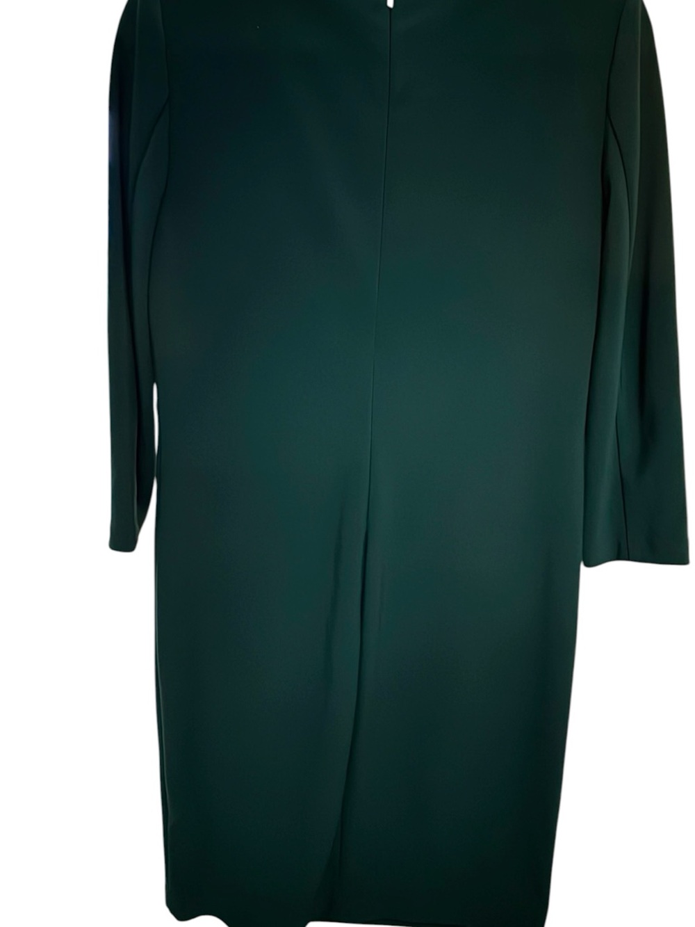 Lauren Ralph Lauren Green Size 10 Sheath Dress Quiet Luxury Equestrian Preppy - Picture 3 of 8